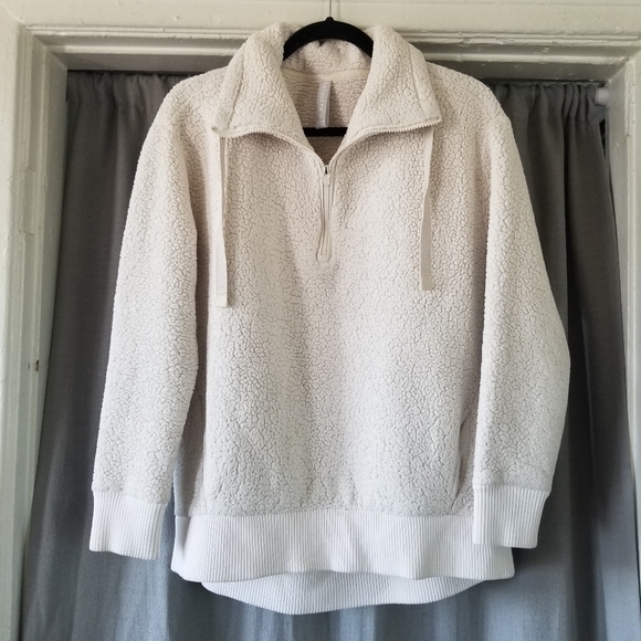 Athleta | Sherpa Pullover Sweater - Picture 1 of 9